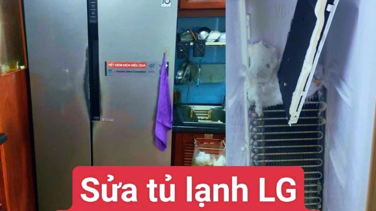 tủ lạnh đổ mồ hôi